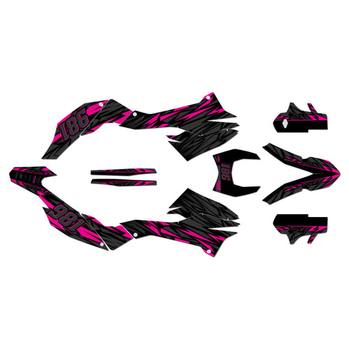 ktm 690smc graphics kit 2012-2013 twitch series magenta
