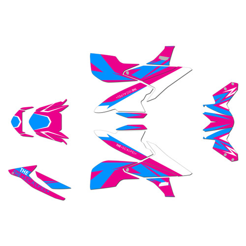 ktm 1290 graphics kit 2017-2019 scalper series magenta