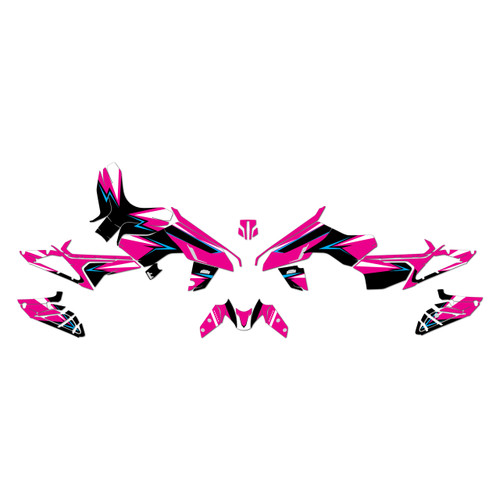 ktm duke390 graphics kit 2024-2026 crew series magenta