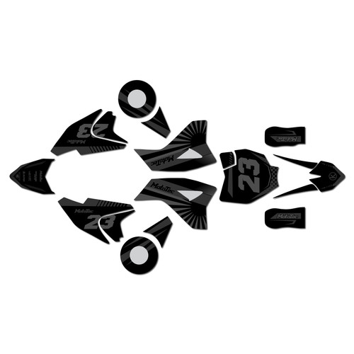 mototec pro graphics kit all years fh series smoke