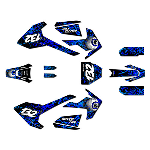mototec pro72v graphics kit all years core series blue