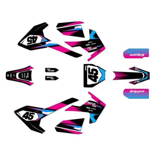 mototec pro72v graphics kit all years division series magenta