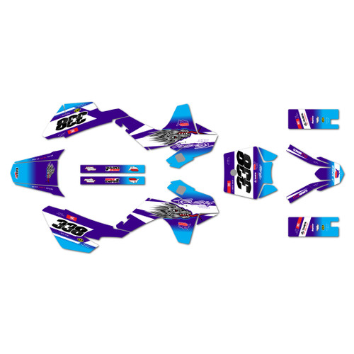 ssr sr110 graphics kit 2021-2026 blitz series purple