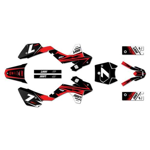 ssr sr110 graphics kit 2021-2026 bold series red