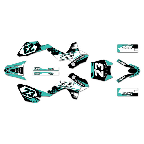 ssr sr110 graphics kit 2021-2026 evader series teal