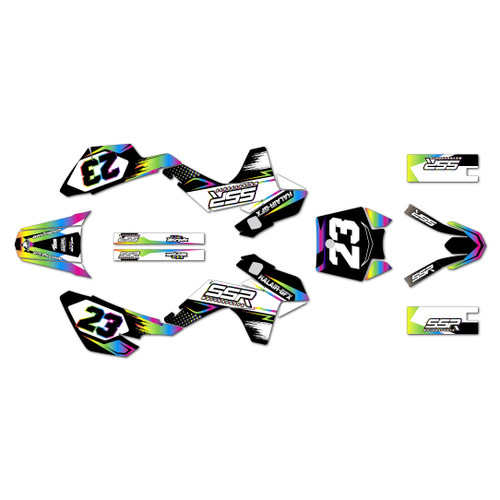 ssr sr110 graphics kit 2021-2026 evader series rainbow