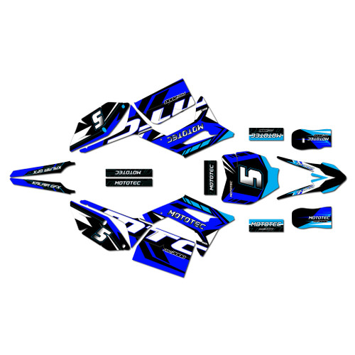 mototec pro60v graphics kit all years oem series blue