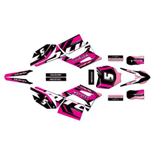 mototec pro60v graphics kit all years oem series magenta