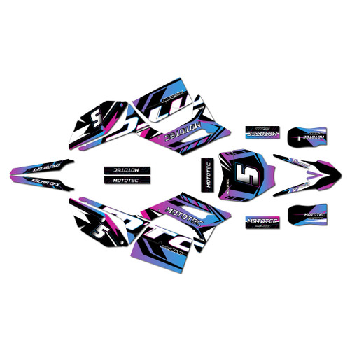 mototec pro60v graphics kit all years oem series magenta-shift