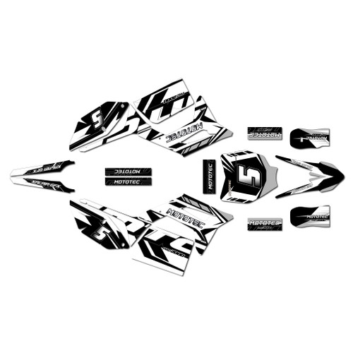 mototec pro60v graphics kit all years oem series white