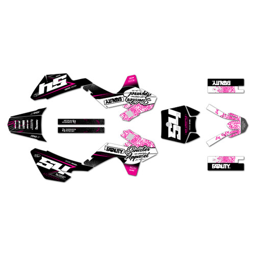 ssr sr70 graphics kit 2021-2026 fatality series magenta