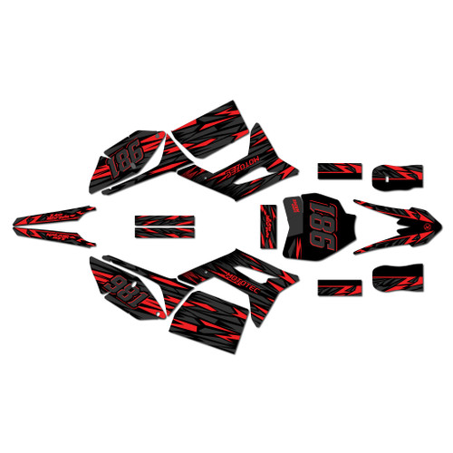 mototec pro60v graphics kit all years twitch series red