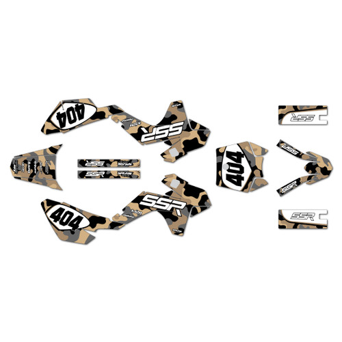 ssr sr110 graphics kit 2021-2026 invasion series tan