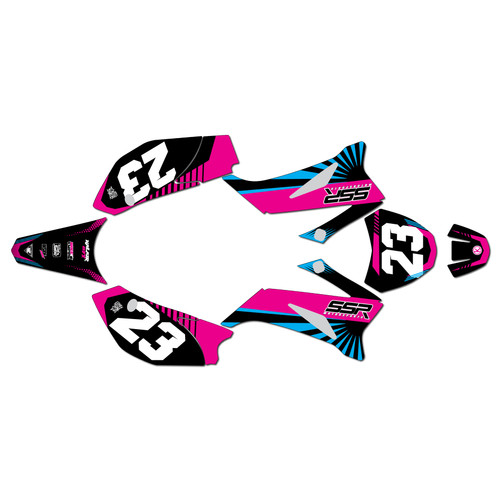 ssr sr125tr graphics kit 2021-2025 fh series magenta