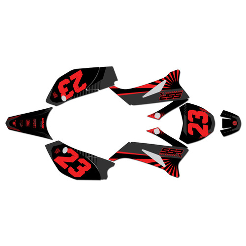 ssr sr125tr graphics kit 2021-2025 fh series red-shift