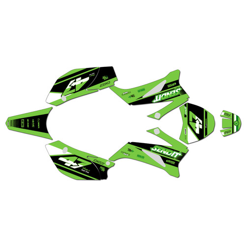 ssr sr125tr graphics kit 2021-2025 fresh series green