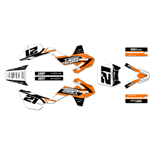 ssr sr110 graphics kit 2021-2026 og-crew series orange