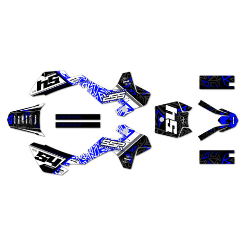 ssr sr110 graphics kit 2021-2026 orion series blue