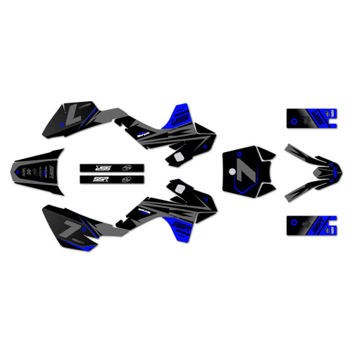 ssr sr125 graphics kit 2021-2026 bold series blue