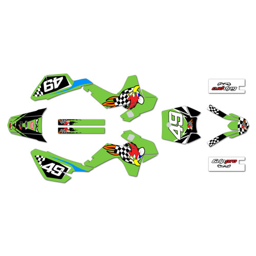 ssr sr110 graphics kit 2021-2026 pecker series green