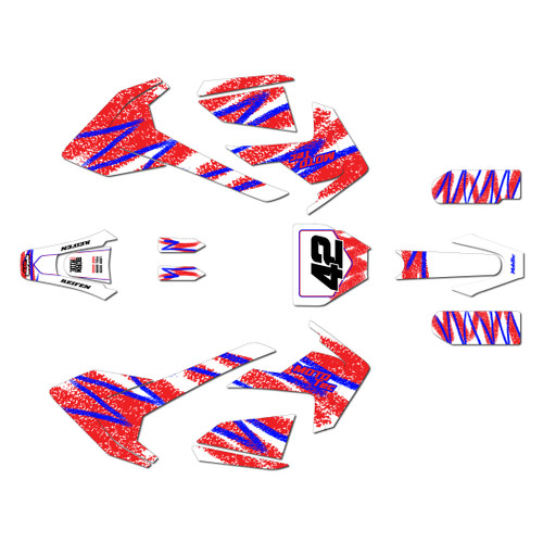 mototec pro72v graphics kit all years whiplash series red