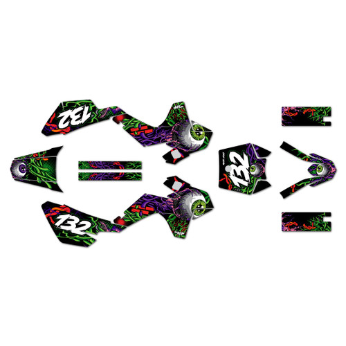 ssr sr125 graphics kit 2021-2026 core series purple