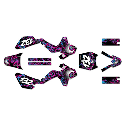 ssr sr125 graphics kit 2021-2026 core series magenta