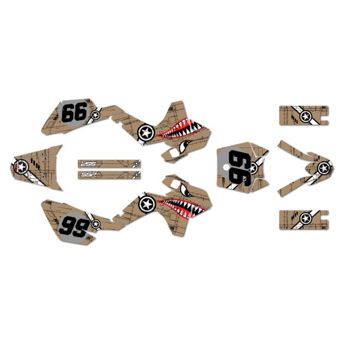 ssr sr110 graphics kit 2021-2026 predator series tan