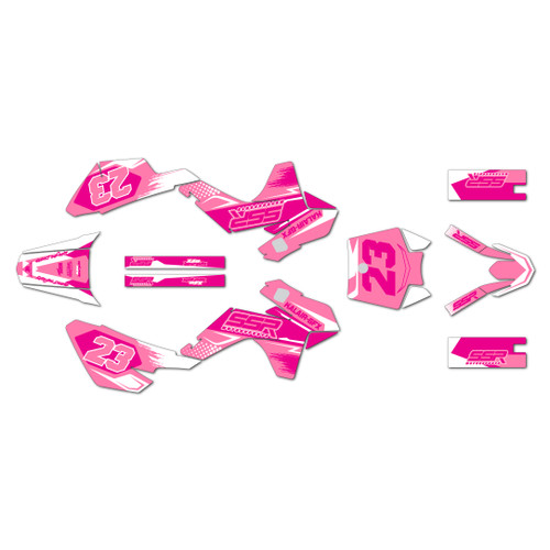 ssr sr125 graphics kit 2021-2026 evader series magenta-shift