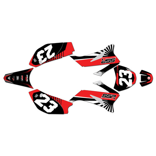 ssr sr140tr graphics kit 2021-2025 fh series red