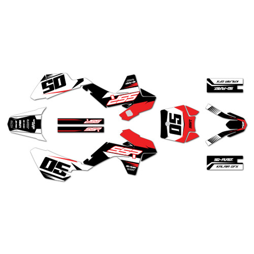 ssr sr110 graphics kit 2021-2026 quantum series red