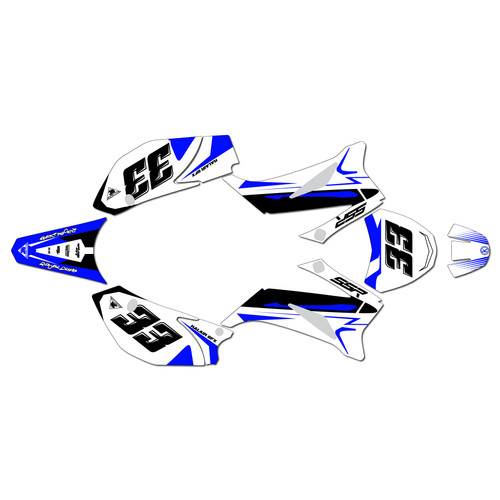 ssr sr160tr graphics kit 2021-2025 evader series blue