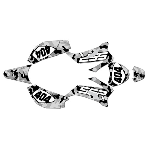 ssr sr140tr graphics kit 2021-2025 invasion series white