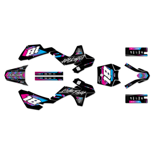 ssr sr110 graphics kit 2021-2026 rebel series magenta