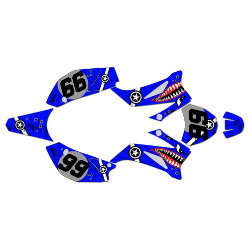 ssr sr140tr graphics kit 2021-2025 predator series blue