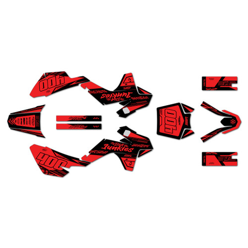 ssr sr70 graphics kit 2021-2026 rugged series red-shift