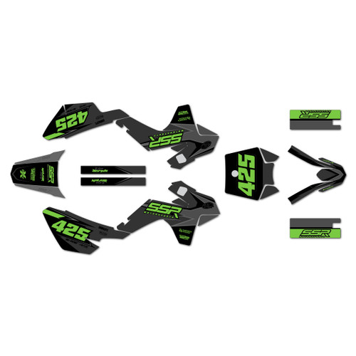 ssr sr110 graphics kit 2021-2026 screech series green-shift