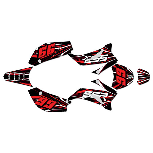 ssr sr140tr graphics kit 2021-2025 prime series red
