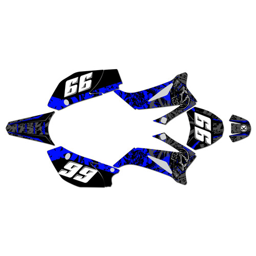 ssr sr125tr graphics kit 2021-2025 revolt series blue