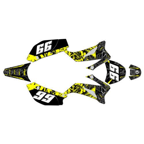 ssr sr125tr graphics kit 2021-2025 revolt series yellow