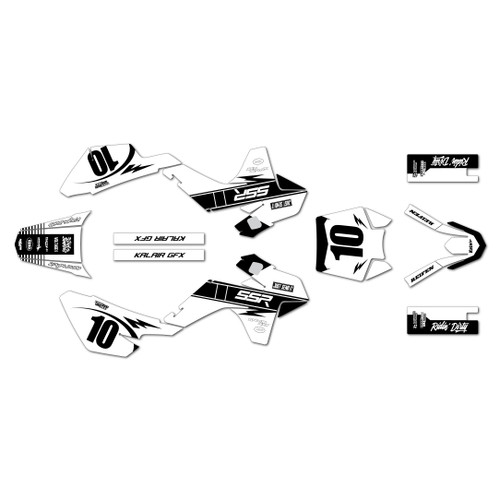 ssr sr70 graphics kit 2021-2026 speed series white