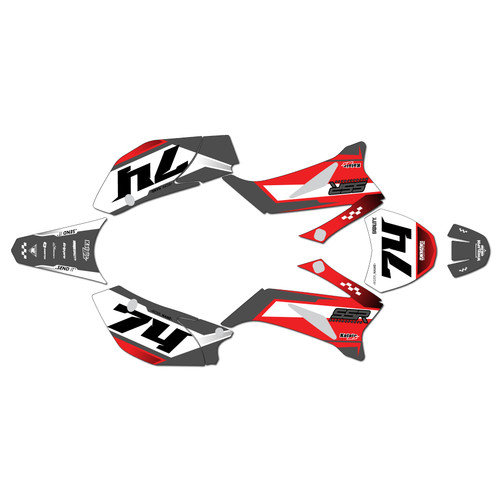 ssr sr160tr graphics kit 2021-2025 prestige series red