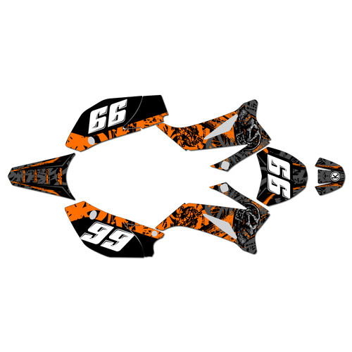 ssr sr140tr graphics kit 2021-2025 revolt series orange