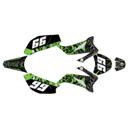 ssr sr140tr graphics kit 2021-2025 revolt series green