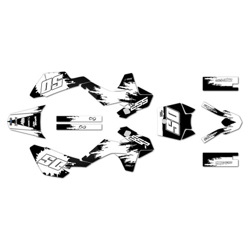 ssr sr110 graphics kit 2021-2026 splash series white