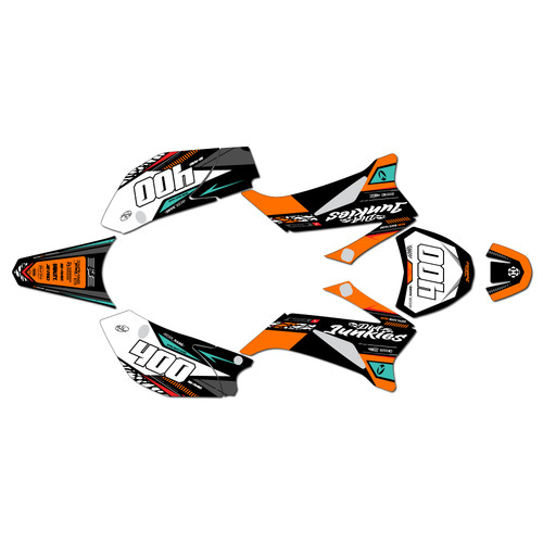 ssr sr140tr graphics kit 2021-2025 rugged series orange