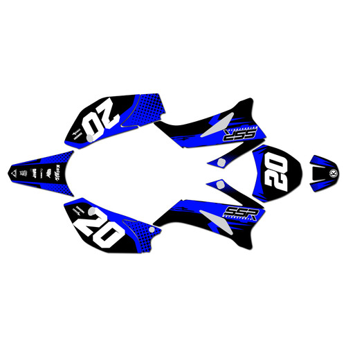 ssr sr140tr graphics kit 2021-2025 spear series blue