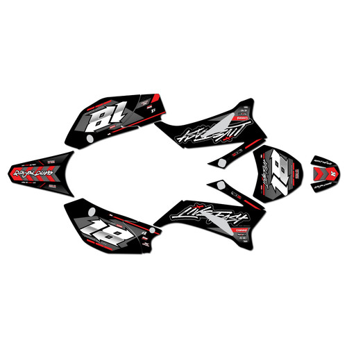 ssr sr160tr graphics kit 2021-2025 rebel series red