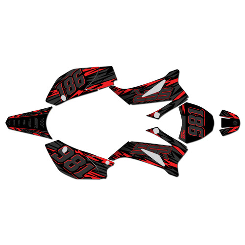 ssr sr140tr graphics kit 2021-2025 twitch series red