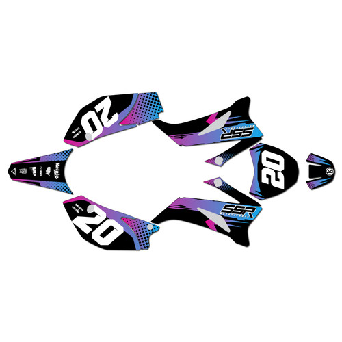 ssr sr160tr graphics kit 2021-2025 spear series magenta-shift